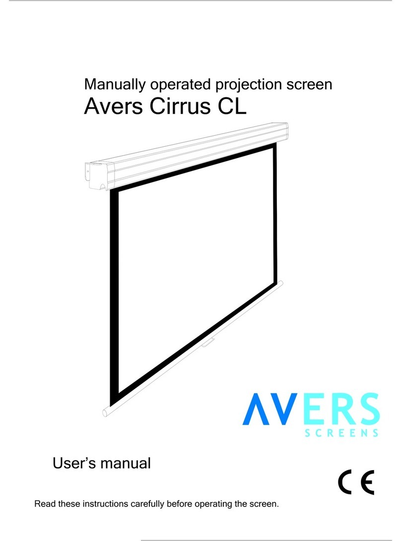 Avers Screens Cirrus CL User manual