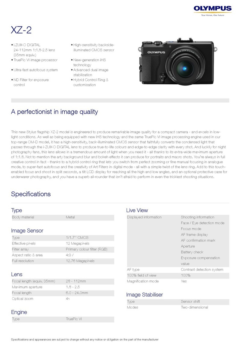Olympus XZ-2 Specifications