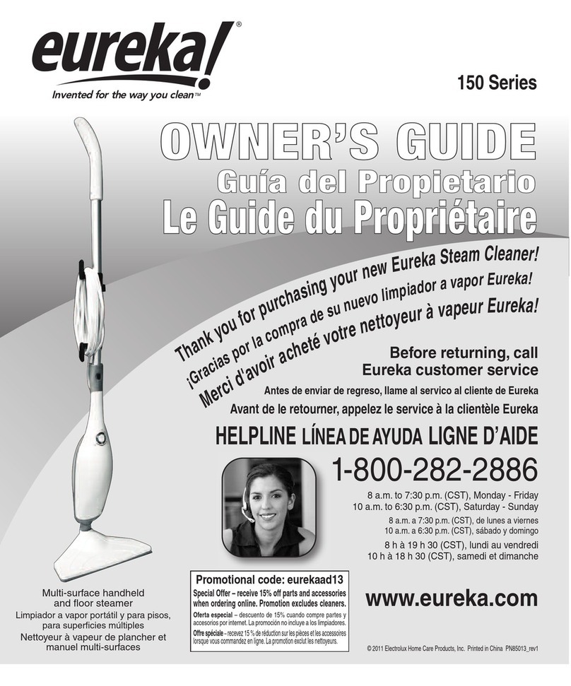 Eureka 150 Series owner's guide