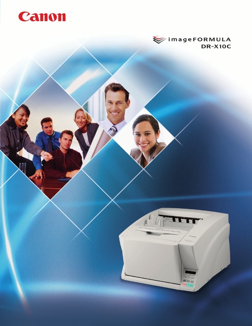 Canon DR-X10C - imageFORMULA - Document Scanner User manual