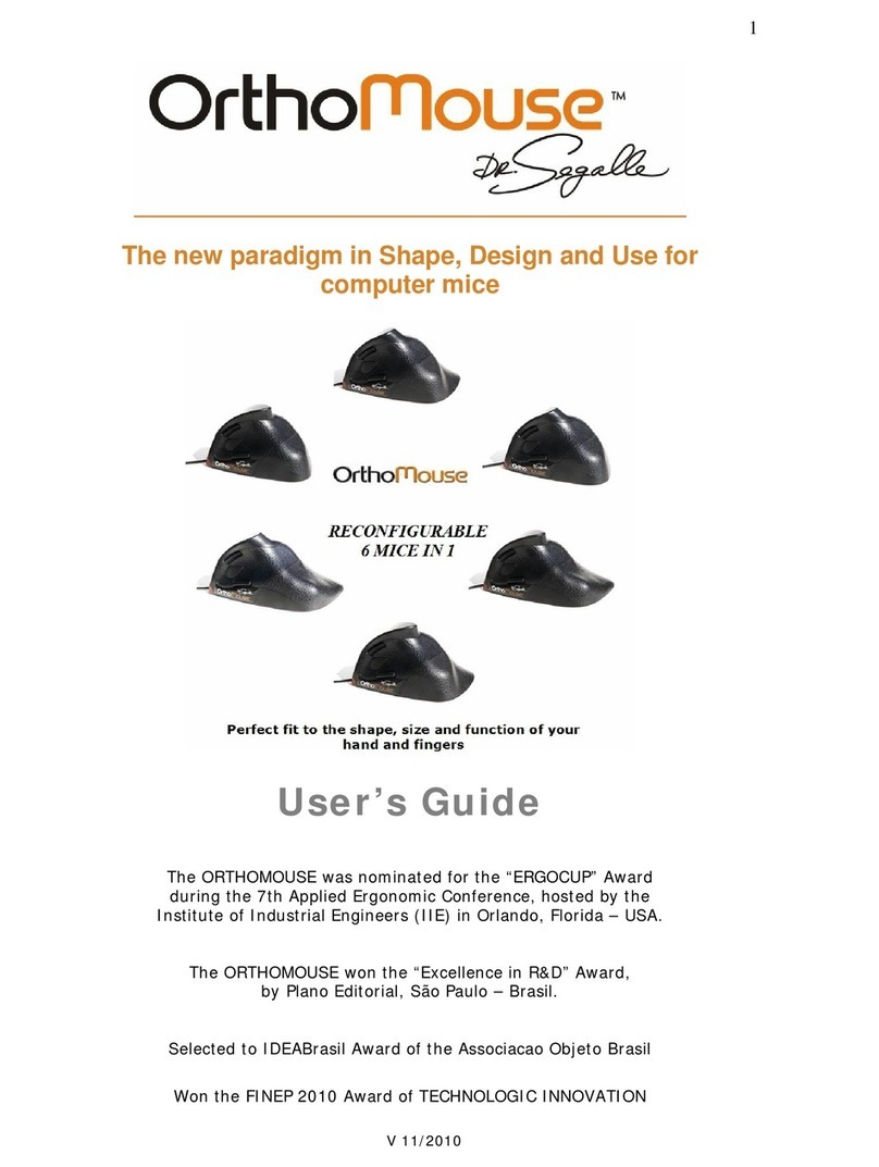 OrthoMouse Mouse user guide