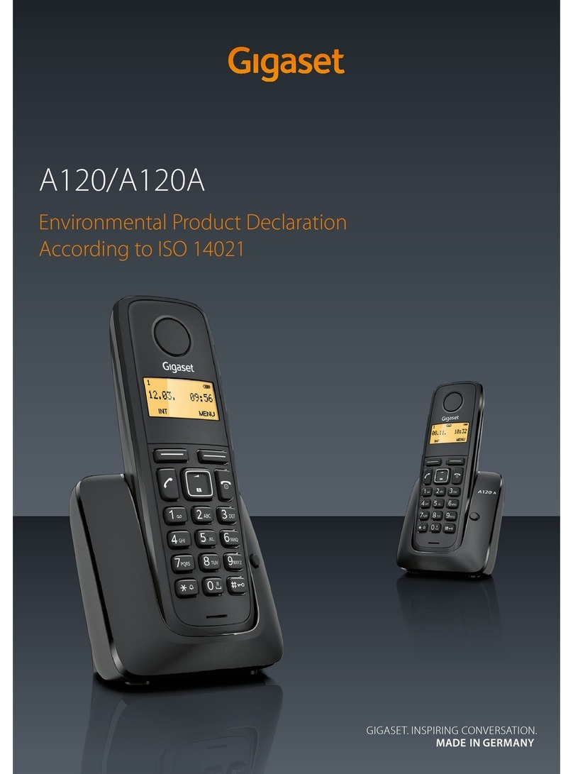 Gigaset A120 User manual