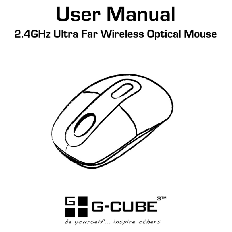 G-Cube 2.4GHz Ultra Far Wireless Optical Mouse user manual