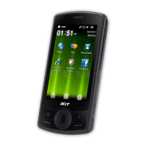 Acer E101 User manual Acer E101 User manual