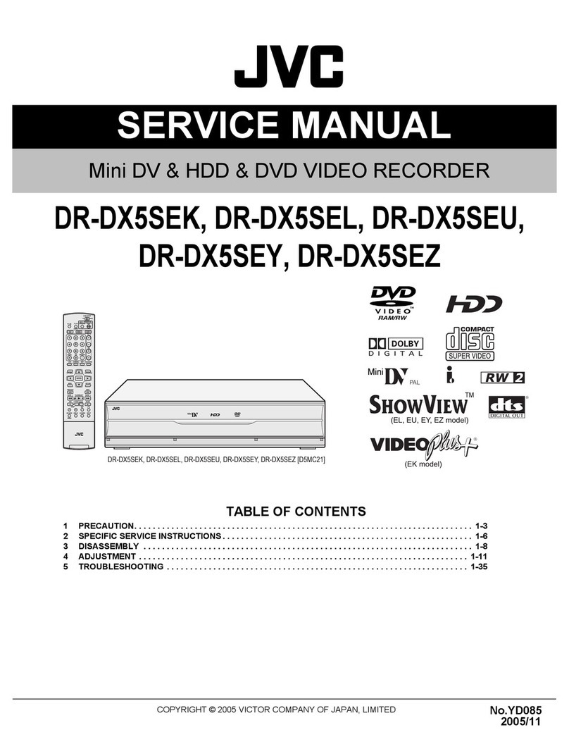 JVC DR-DX5SEK User manual