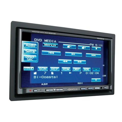 Kenwood DDX6019 - DVD Player With LCD Monitor User manual