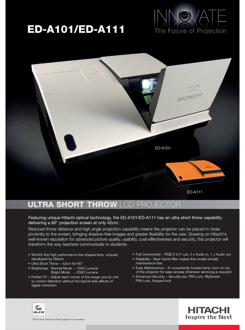 Hitachi Innovate ED-A101 User manual