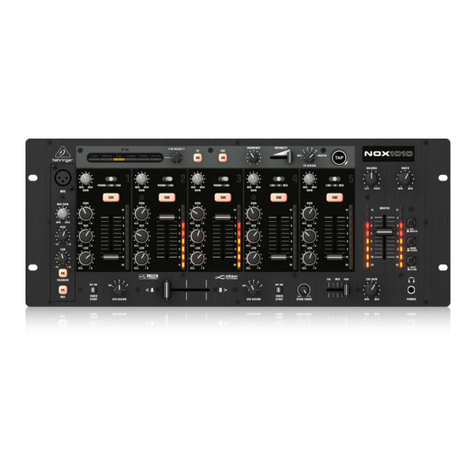 Behringer NOX606 Installation guide