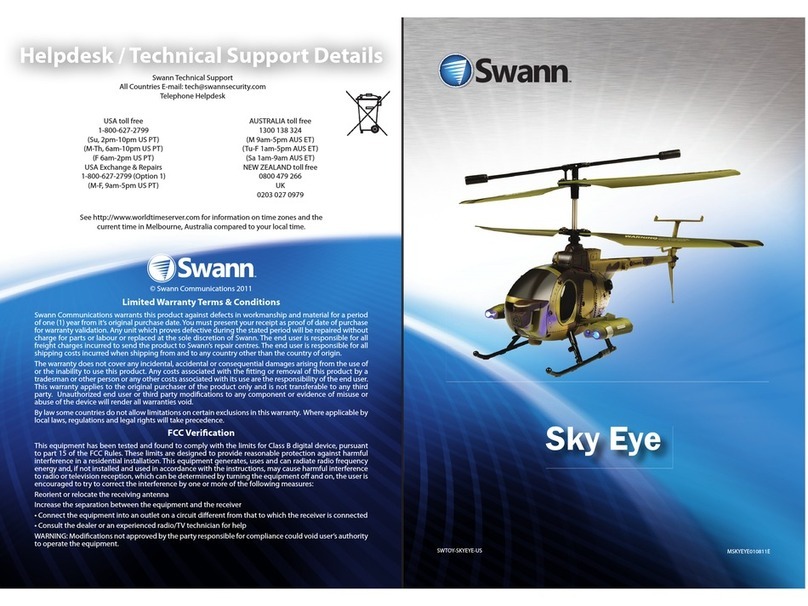 Swann Sky Eye User manual