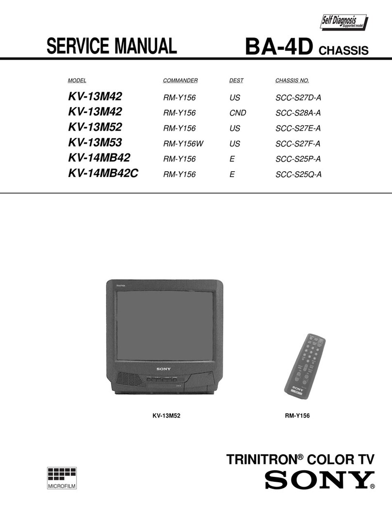 Sony Trinitron KV-13M42 User manual