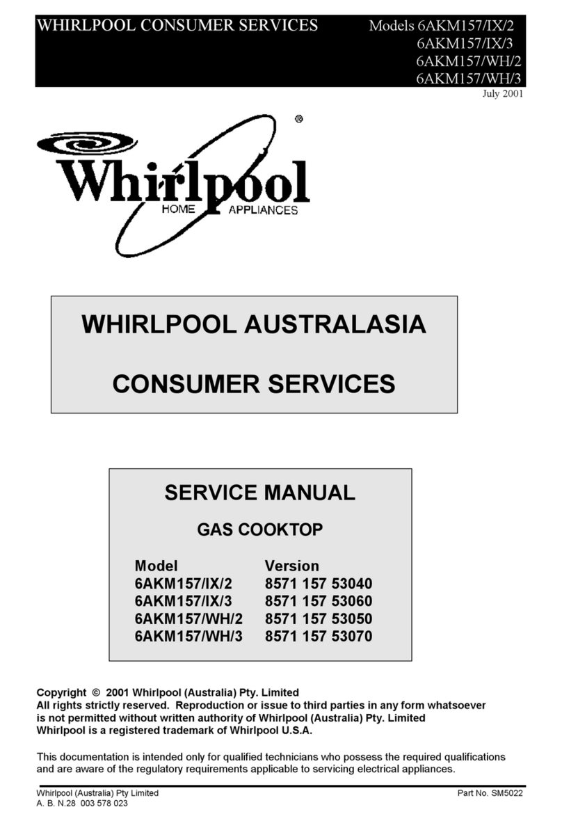 Whirlpool 6AKM157/IX/2 User manual