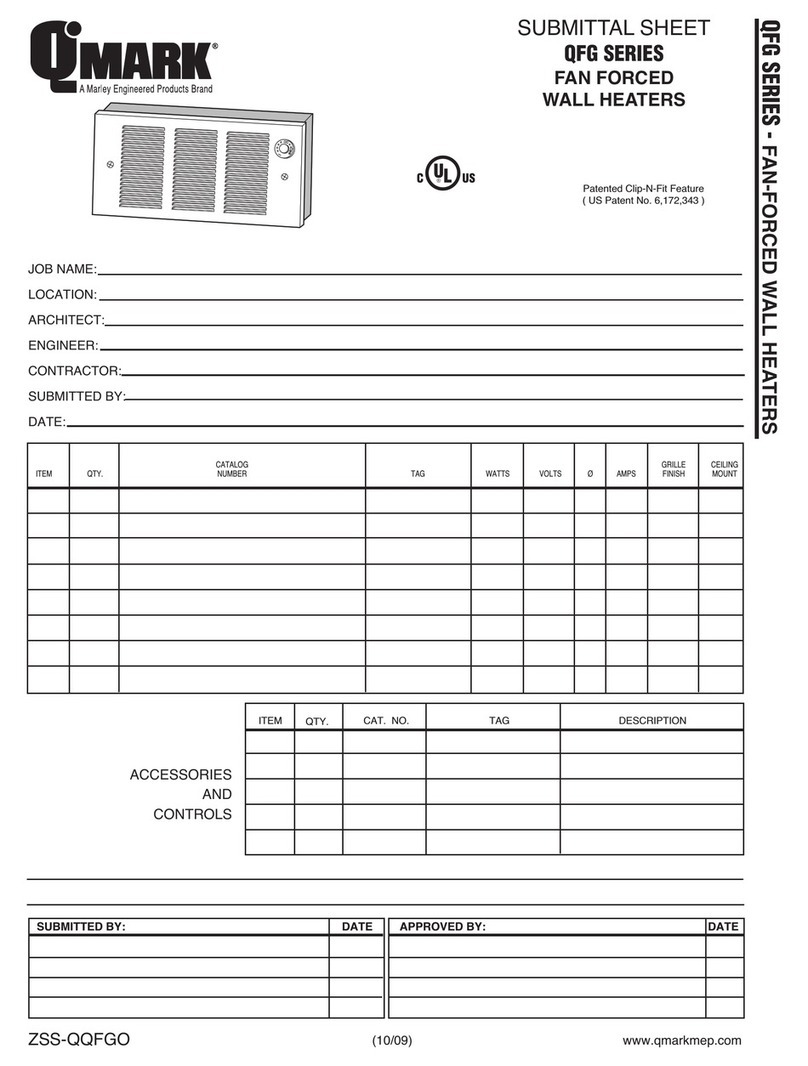 Qmark QFG SERIES User manual