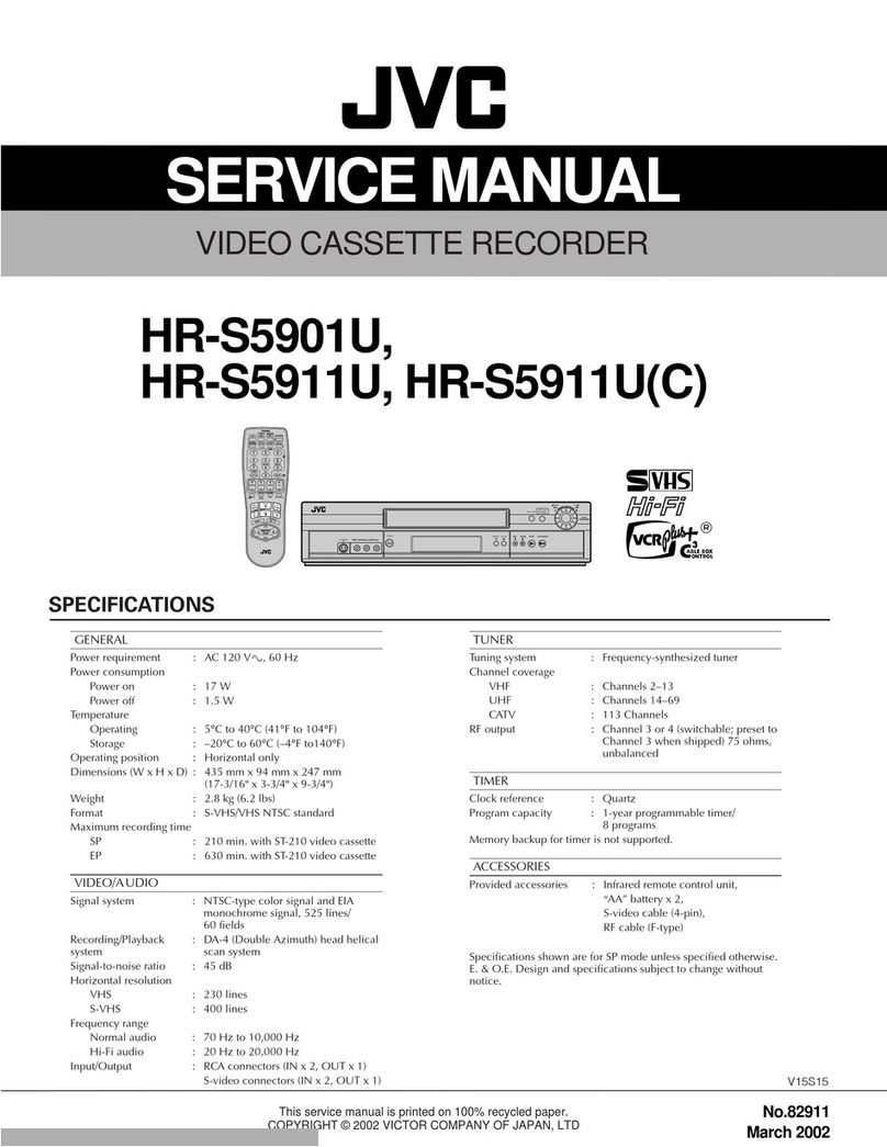 JVC HR-S5901U User manual