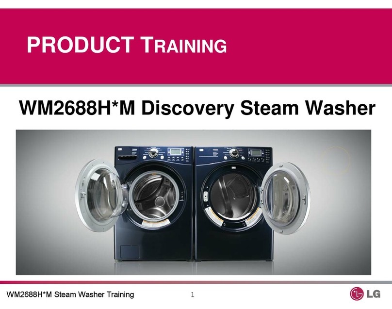 LG WM2688H*M Product & training manual