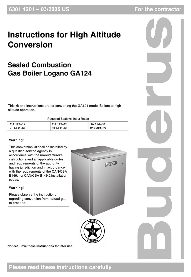 Buderus Logano GA124-17 User manual