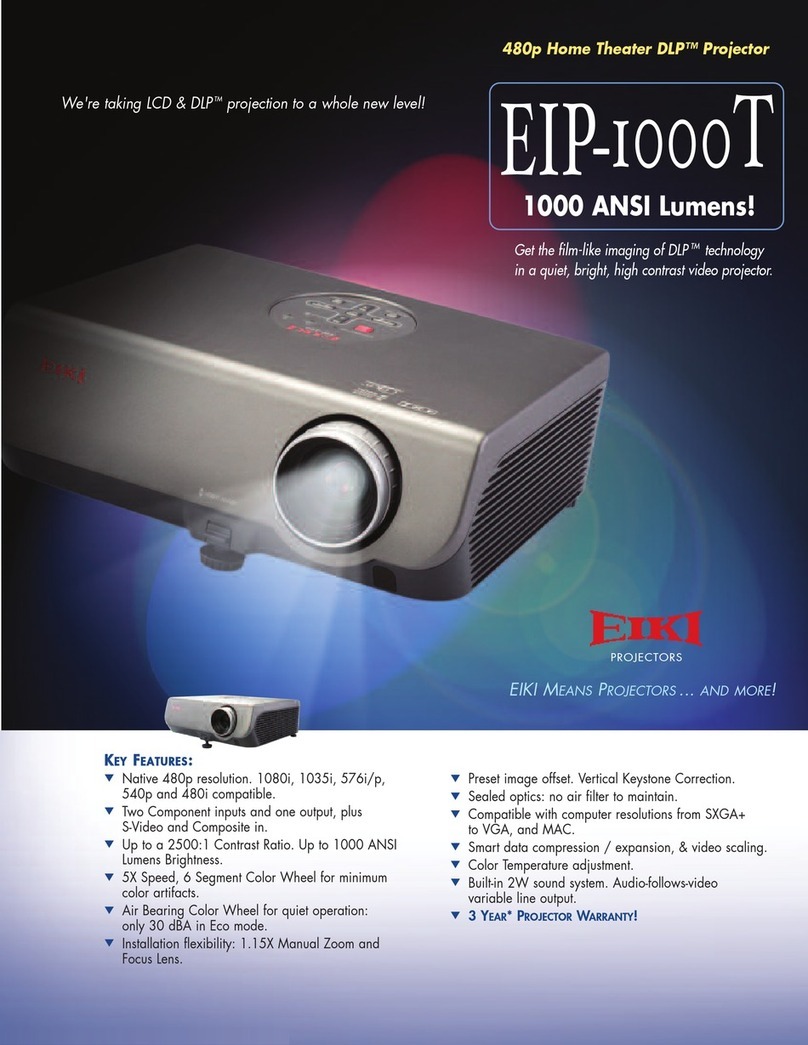 Eiki EIP-1000T User manual