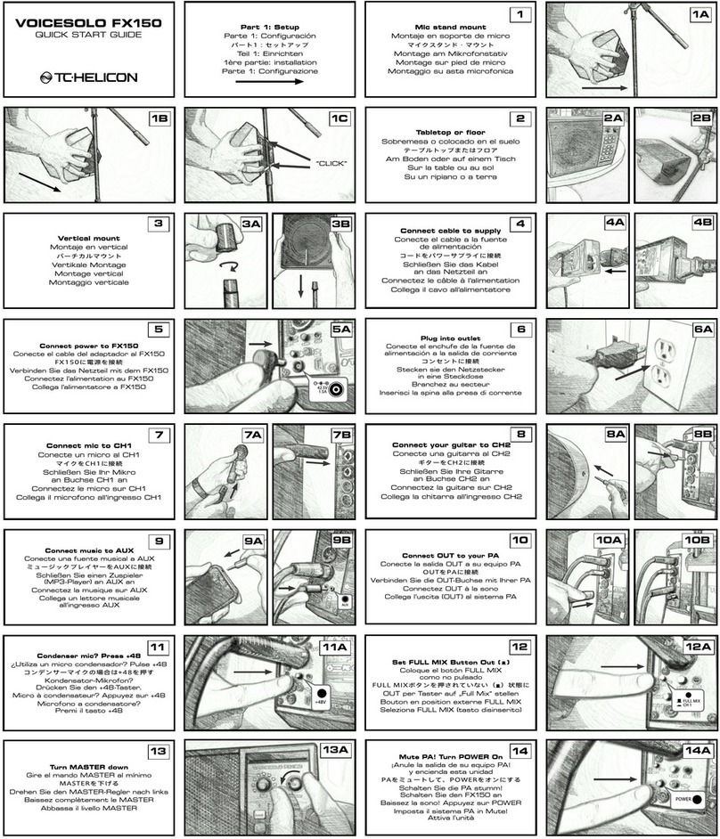 TC-Helicon Voicesolo FX150 User manual