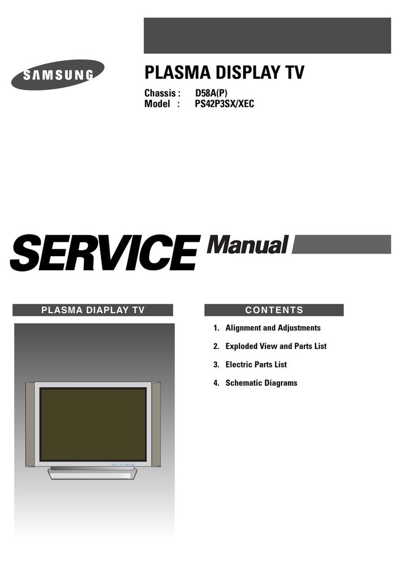 Samsung PS42P3SX/XEC Service manual
