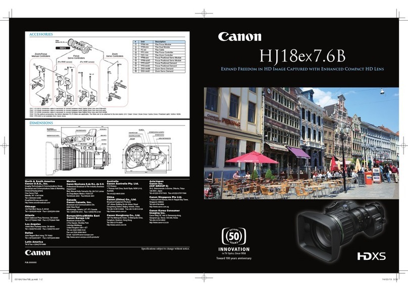 Canon HJ18ex7.6B User manual