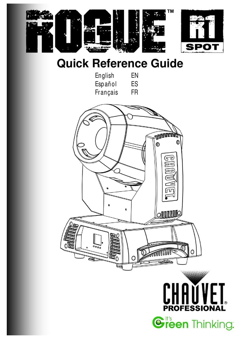 Chauvet Rogue R1 User manual