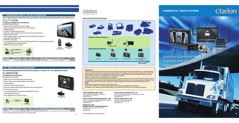 Clarion CJ7100E Brochure & specs