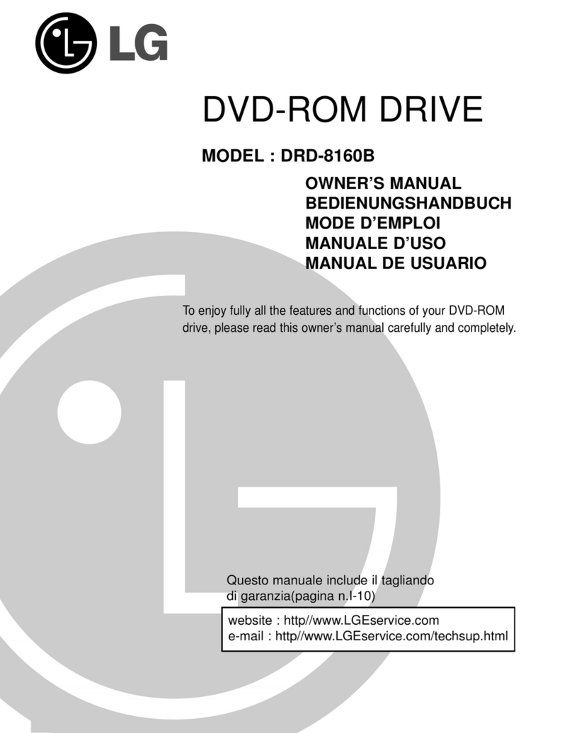LG DRD-8160B User manual