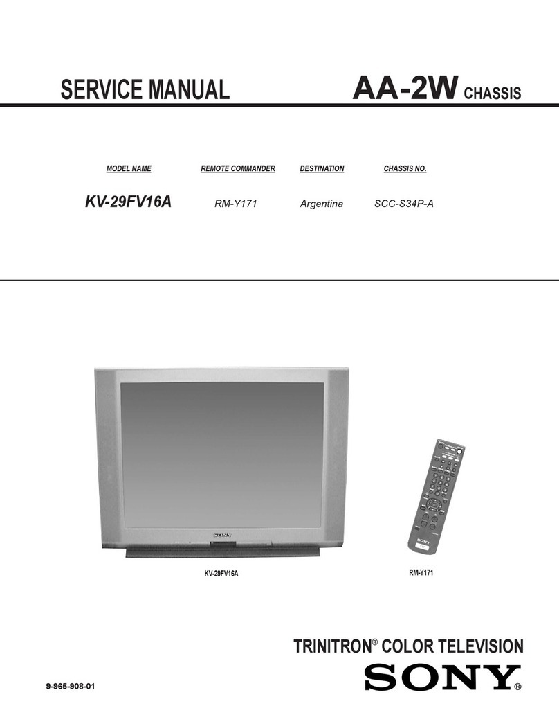 Sony TRINITRON KV-29FV16A User manual