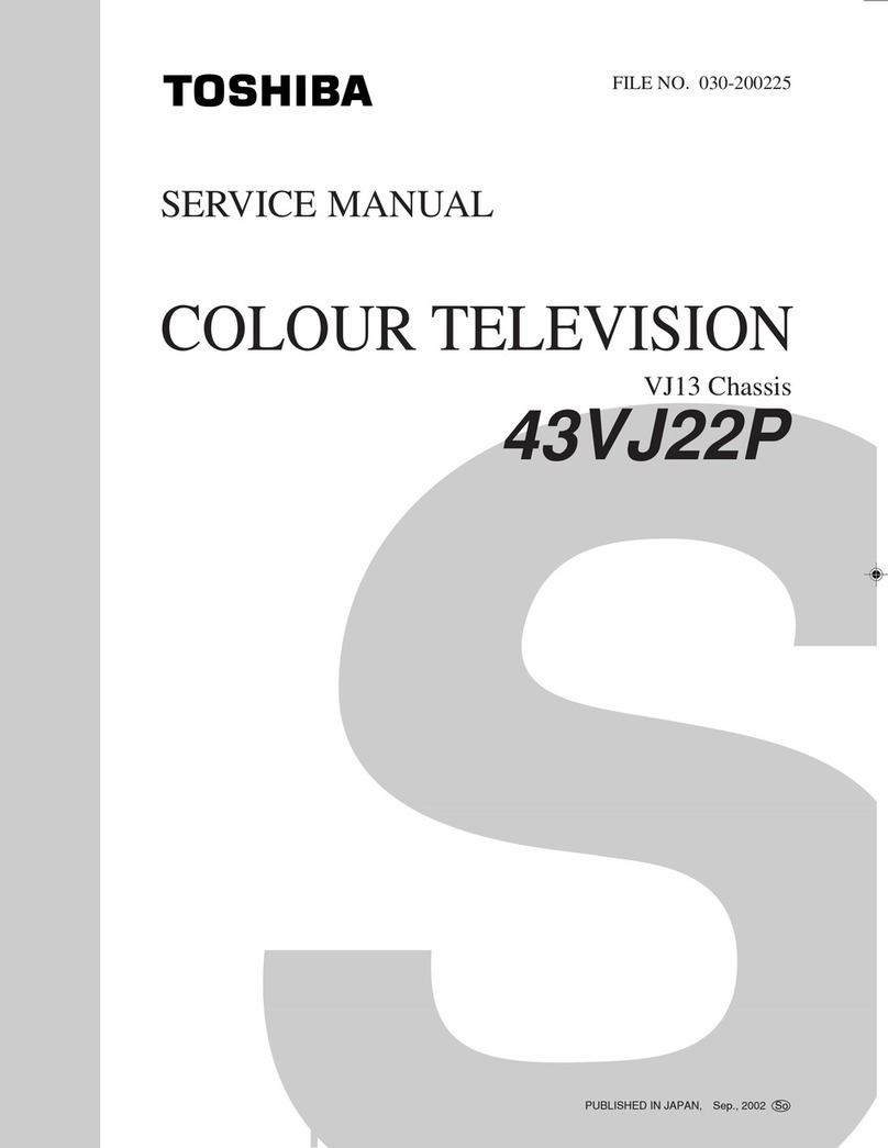 Toshiba 43VJ22P User manual