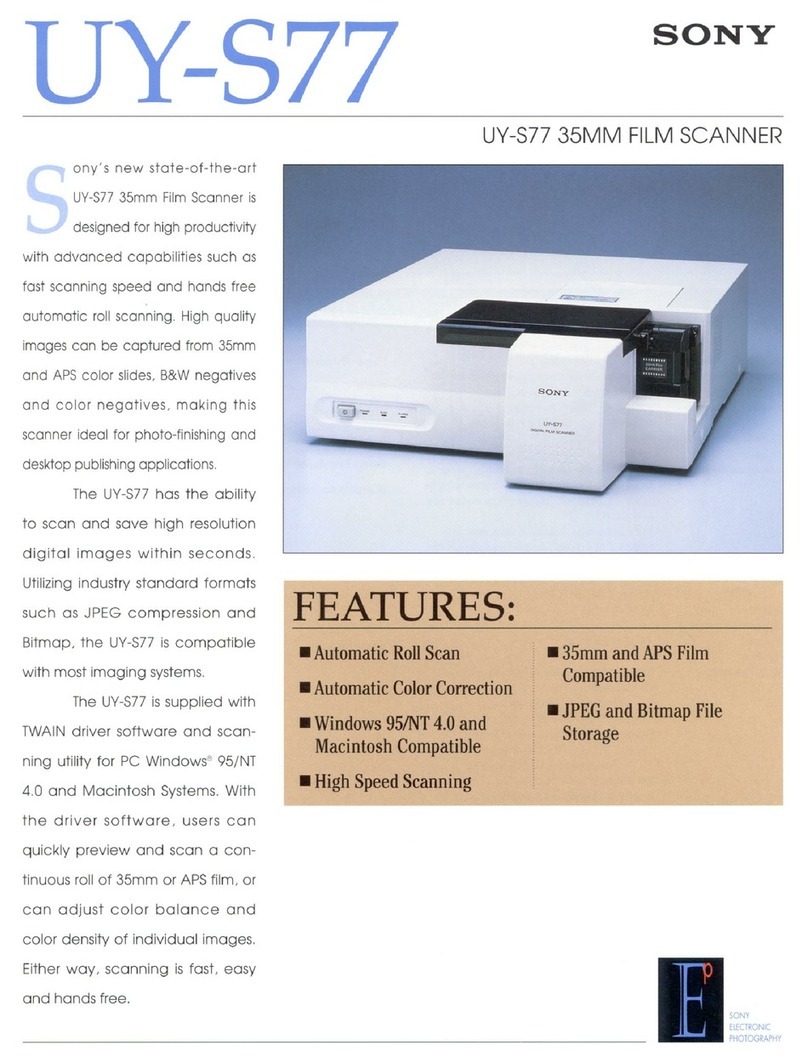 Sony UY-S77 Specifications