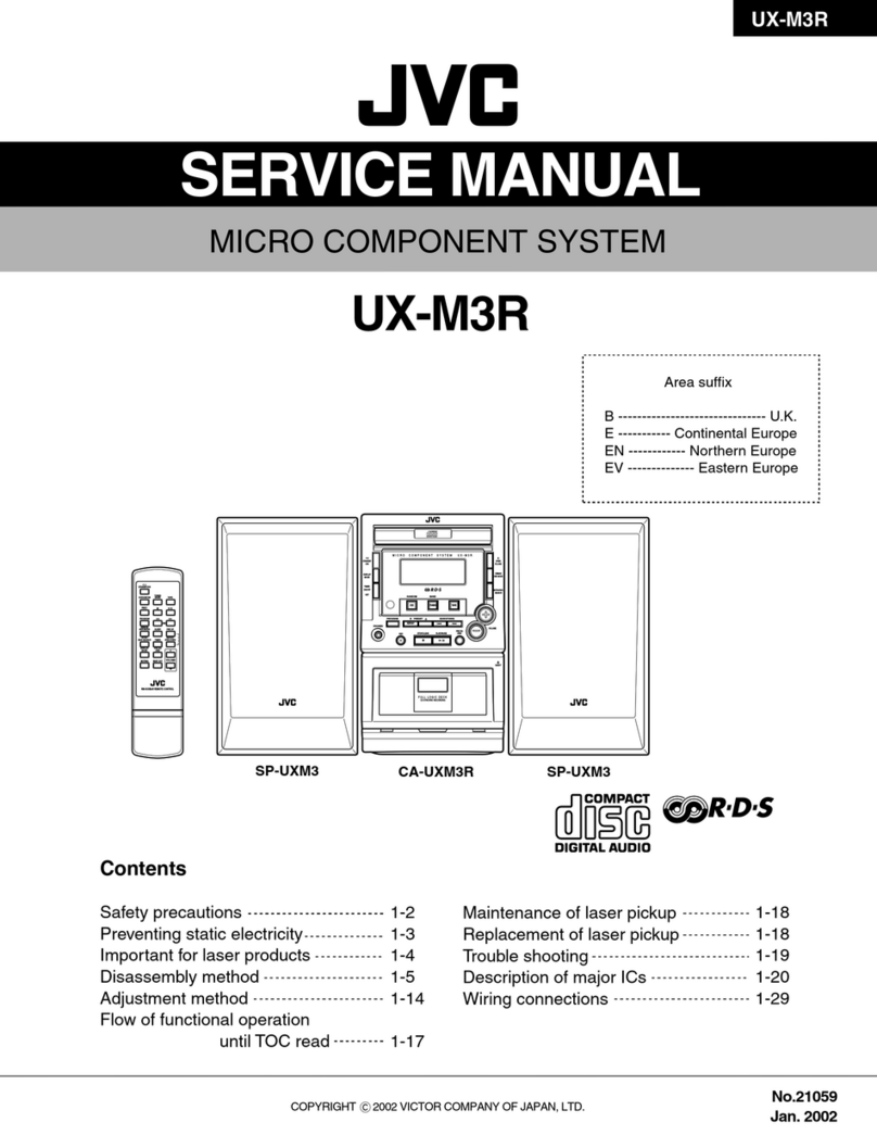 JVC UX-M3R User manual