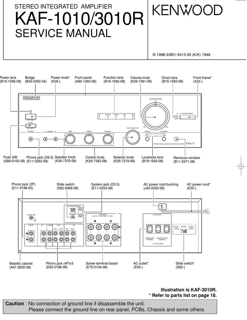 Kenwood KAF-1010 Service manual
