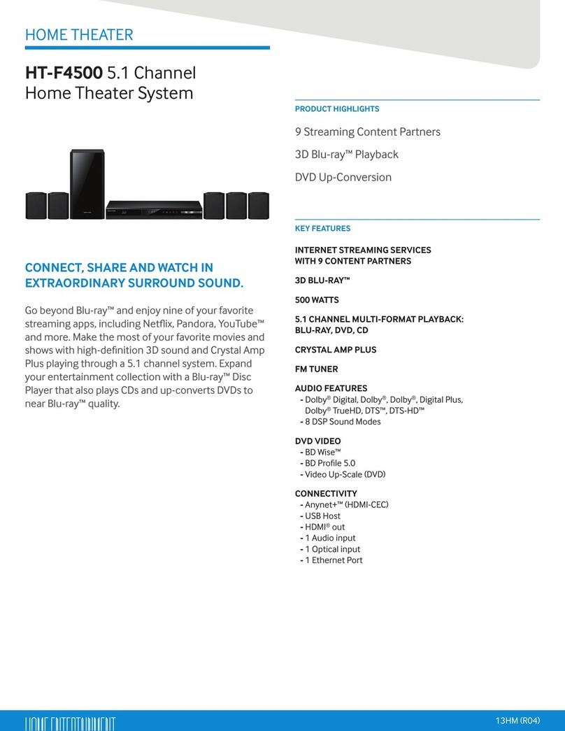 Samsung HT-F4500 Owner's manual