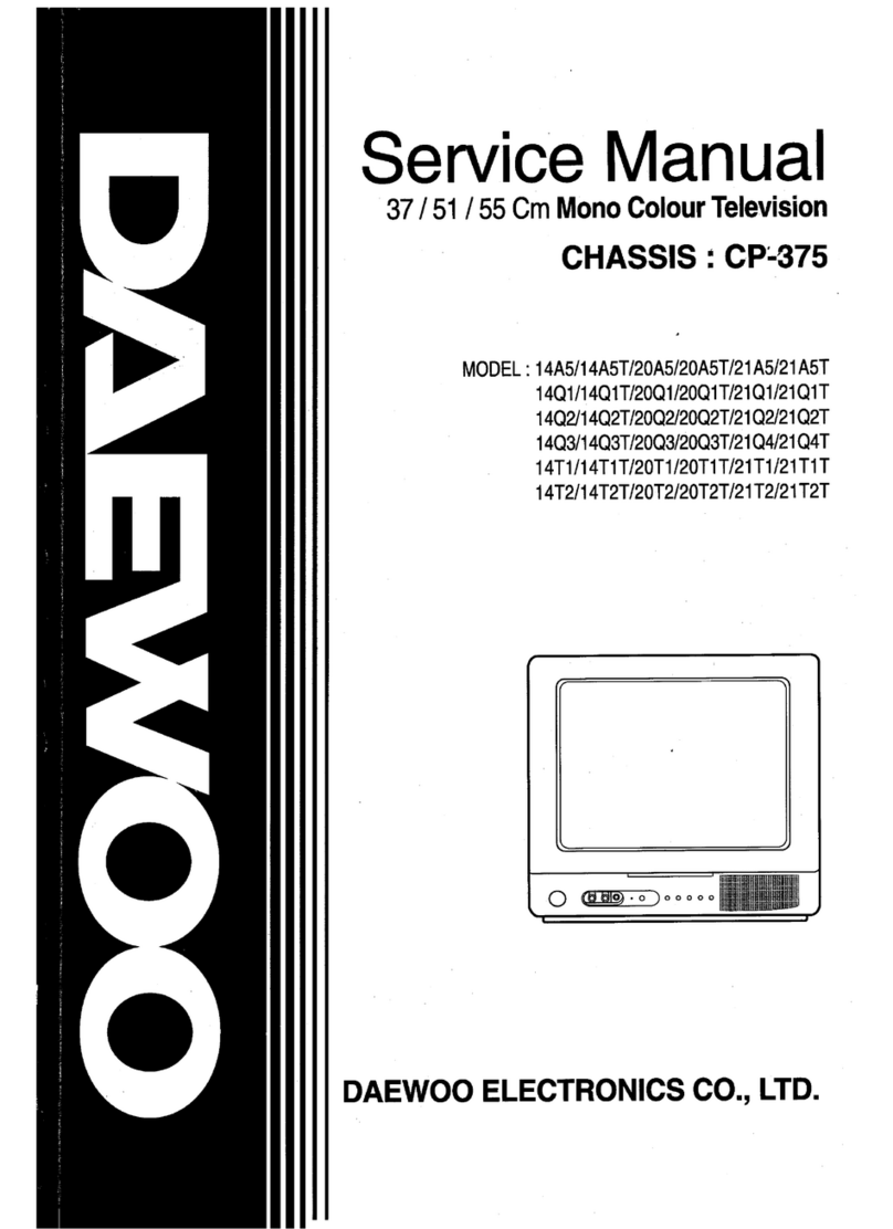 Daewoo Super Vision 14A5 User manual