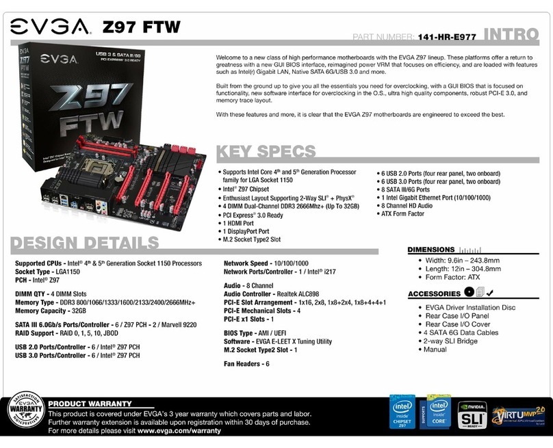 EVGA Z97 User manual