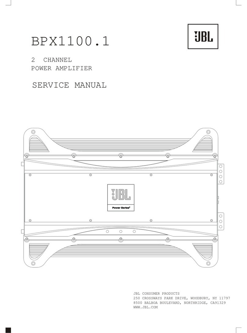 JBL BPx1100.1 Service manual