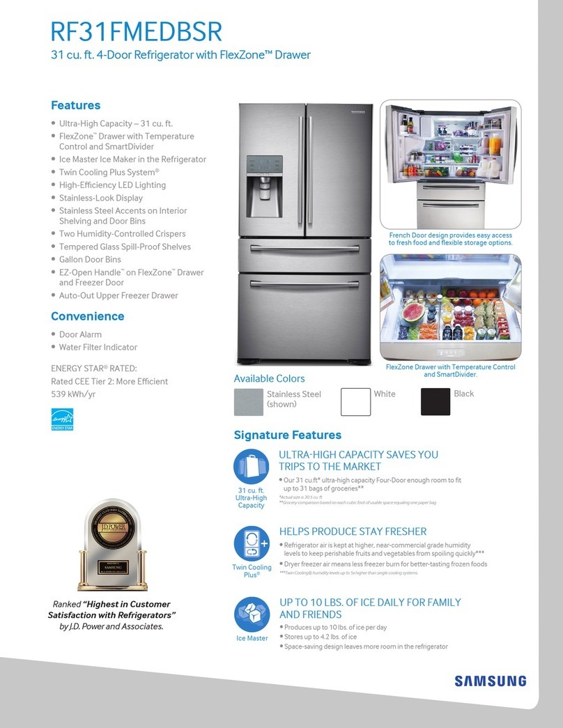Samsung RF31FMEDBSR User manual