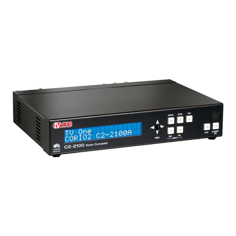 TV One C2-2105A User manual