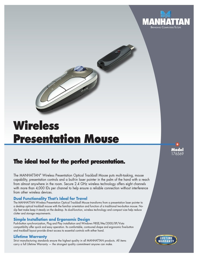 Manhattan 176569 User manual Manhattan 176569 User manual