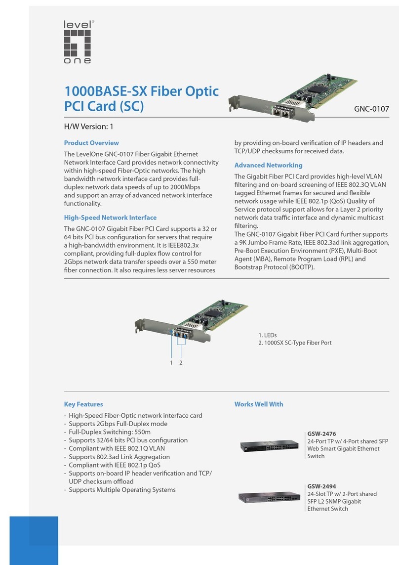 LevelOne GNC-0107 Specifications