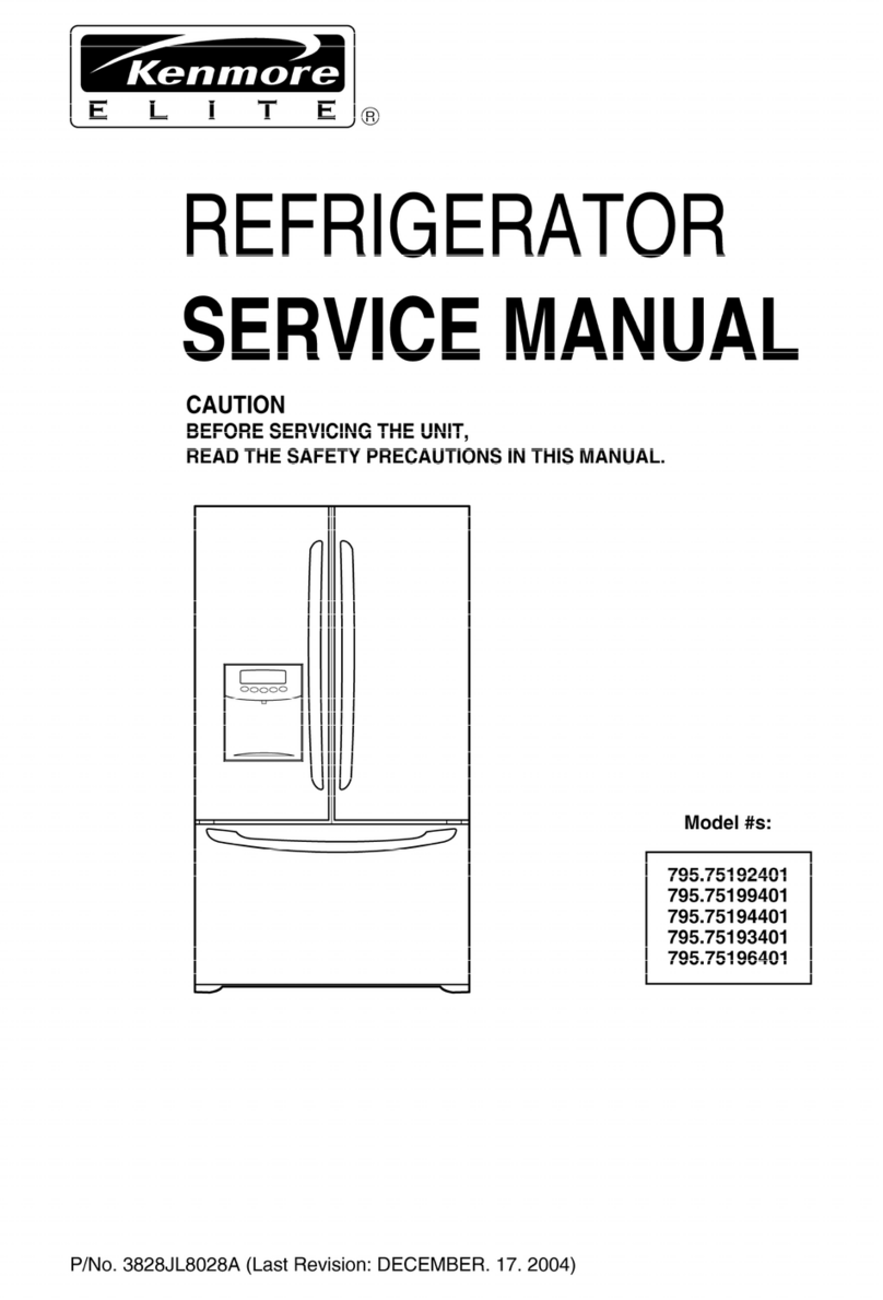 Kenmore 795.75192401 Service manual