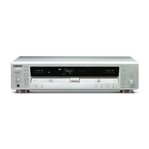 Sony RCD-W3 - Cd/cdr Recorder/player User manual