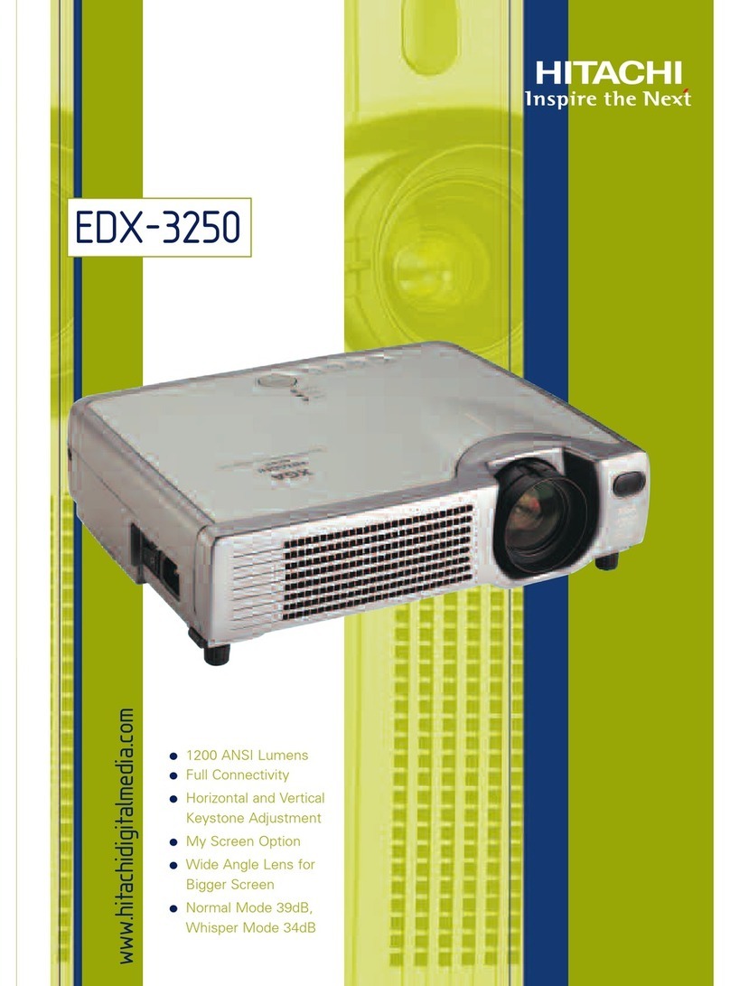 Hitachi EDX-3250 User manual