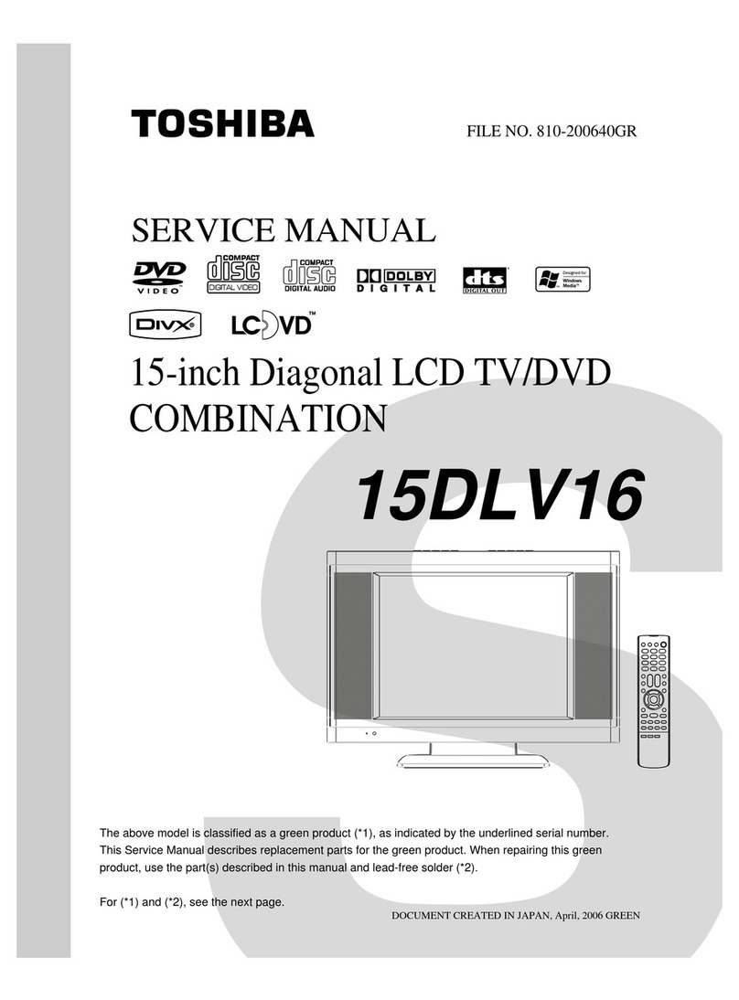 Toshiba 15DLV16 User manual