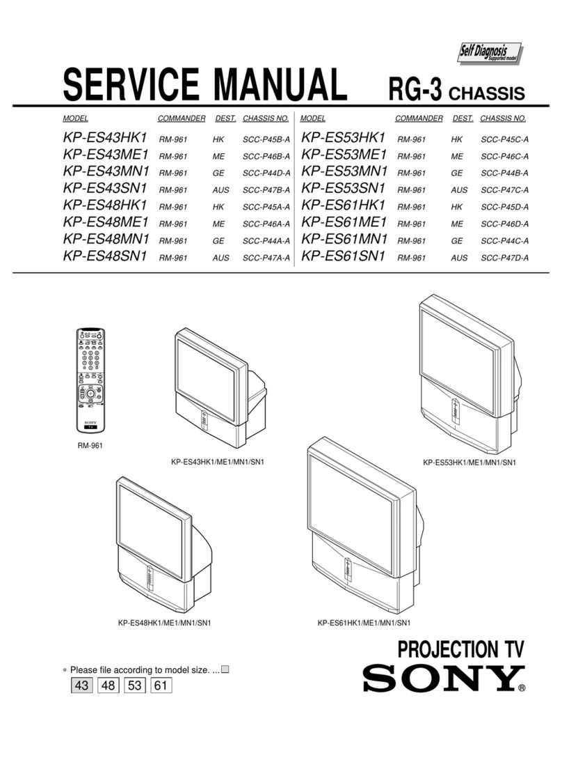 Sony KP-ES43HK1 User manual