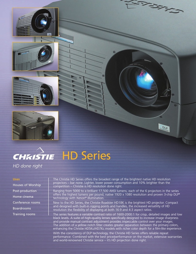 Christie HD5Kc Brochure & specs
