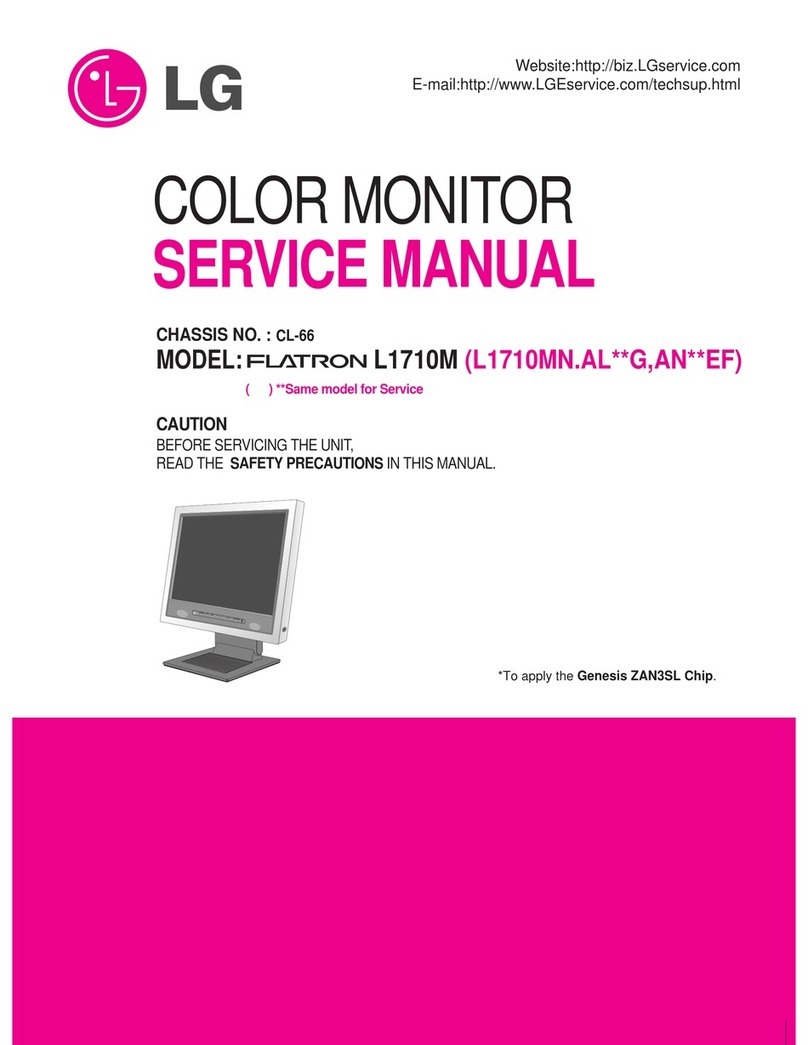 LG Flatron L1710M User manual