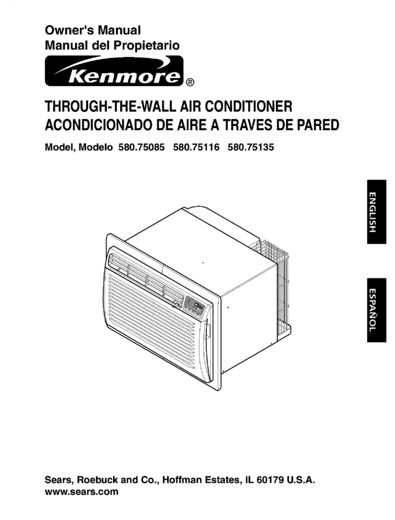 Kenmore 580.75085 owner's manual