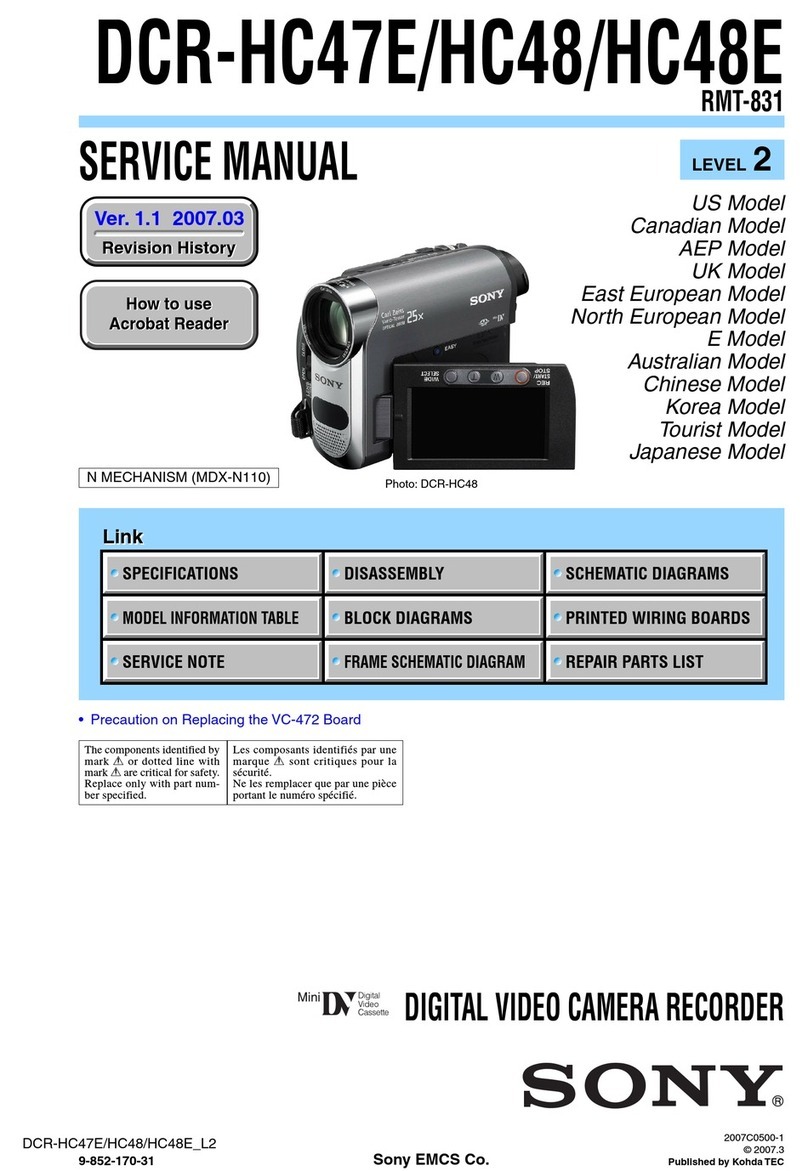 Sony Handycam DCR-HC47E User manual
