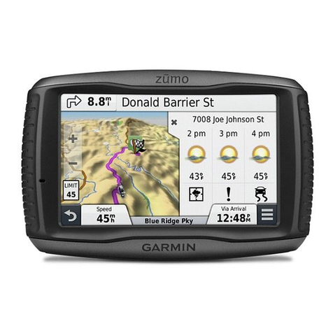Garmin Zumo 590 owner's manual