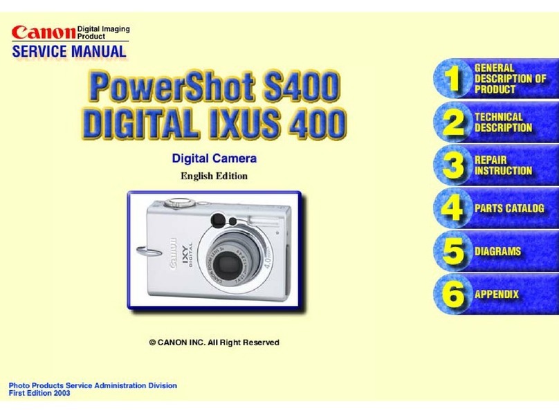 Canon PowerShot S400 Digital Elph User manual